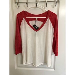 Express 3/4 sleeve top size small NWT